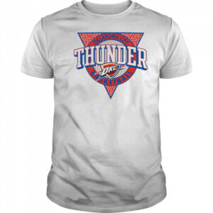 Oklahoma City Thunder style logo shirt