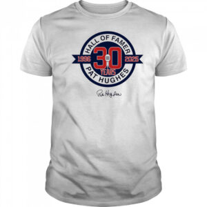 Pat Hughes 30 Year Logo shirt