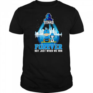Peanuts X Gold Coast Titans Forever Not Just When We Win Skyline T-Shirt