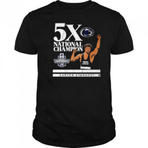 Penn State Nittany Lions Carter Starocci 5X shirt