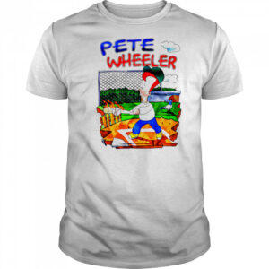 Pete Wheeler baseball cartoon shirt