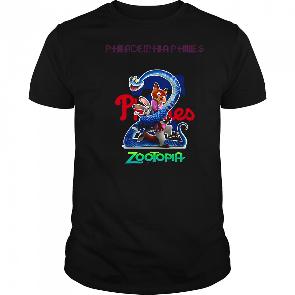 Philadelphia Phillies Zootopia 2 T-Shirt