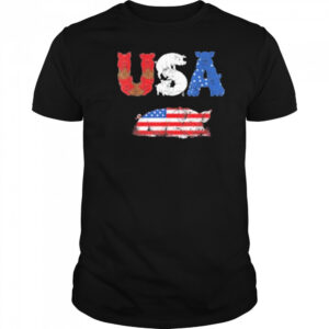 Pig American USA Flag 4th of July T-Shirt