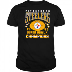 Pittsburgh Steelers Super Bowl X Champions 1975 shirt