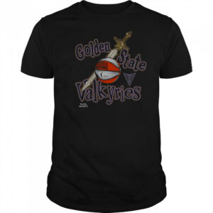 Playa Society Golden State Valkyries Sketch T-Shirt