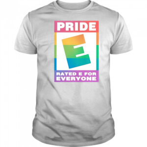 Pride Rated E For Everyone Logo T-Shirt