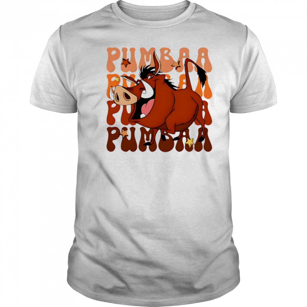 Pumbaa repeat cartoon cute shirt