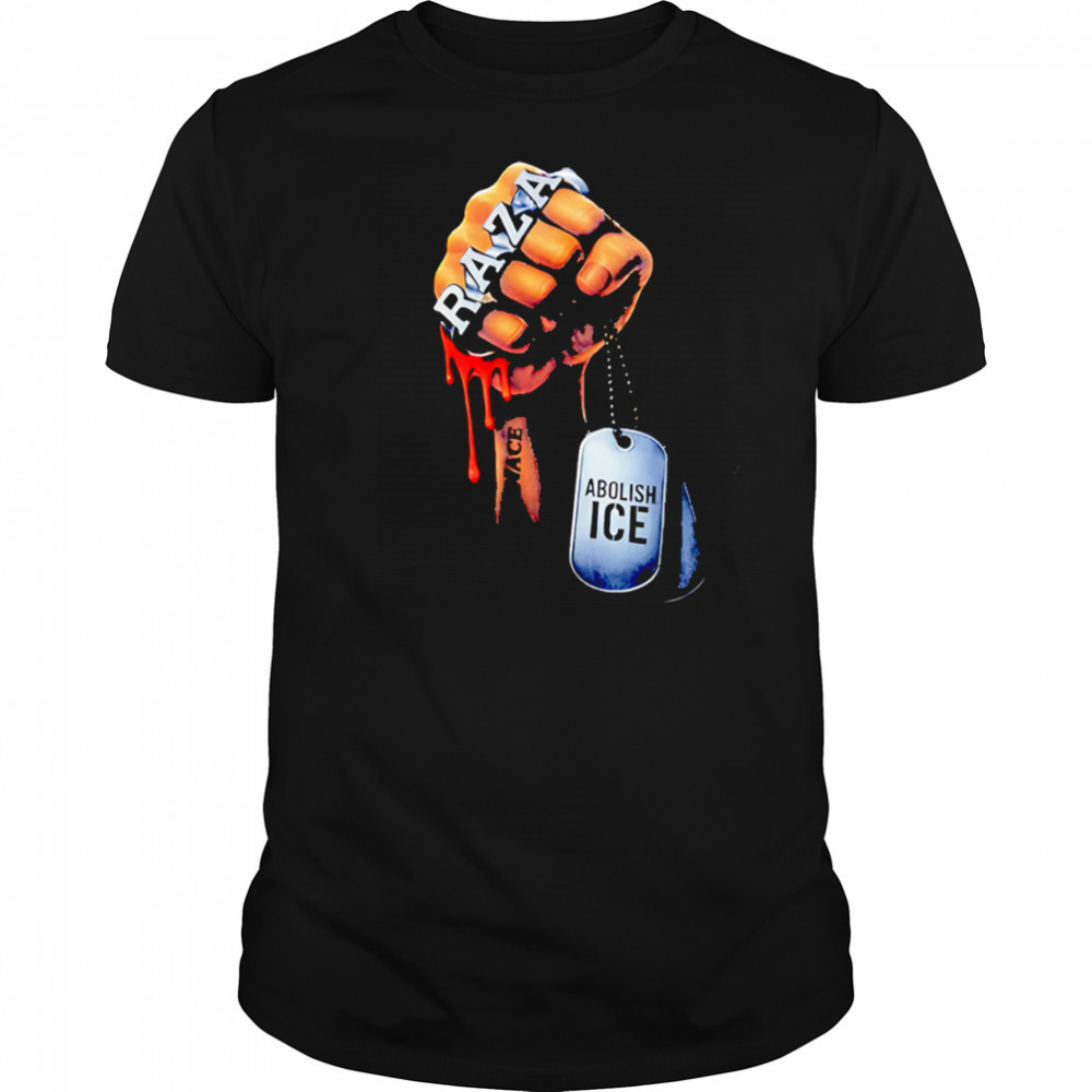 Raza abolish ice retro shirt