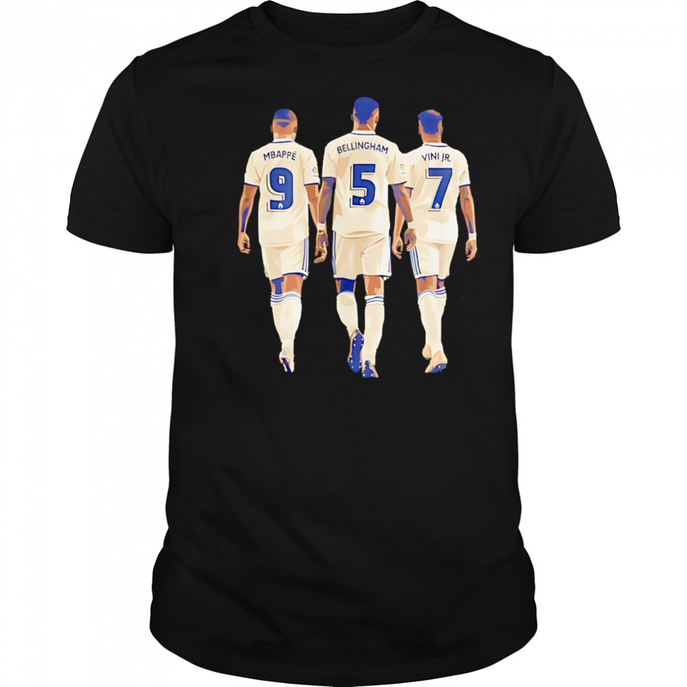 Real Madrid Mbappé Bellingham Vinicius shirt