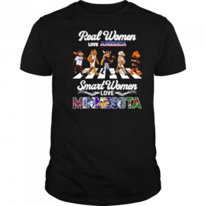 Real women love America smart women love Minnesota mascot shirt