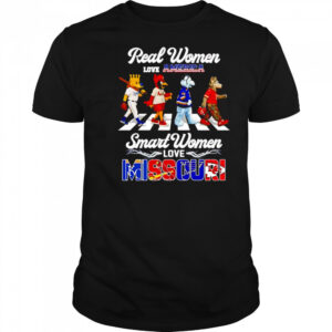 Real women love America smart women love Missouri mascot shirt