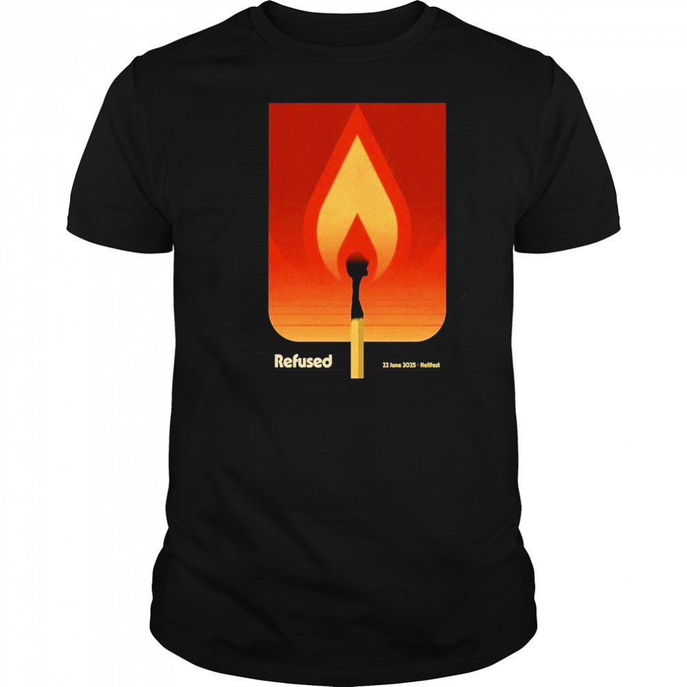 Refused 22 June 2025 Clisson France T-shirt