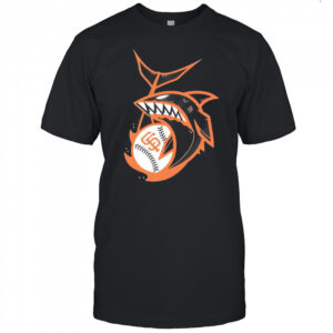 San Francisco Giants baseball X Shark logo shirt