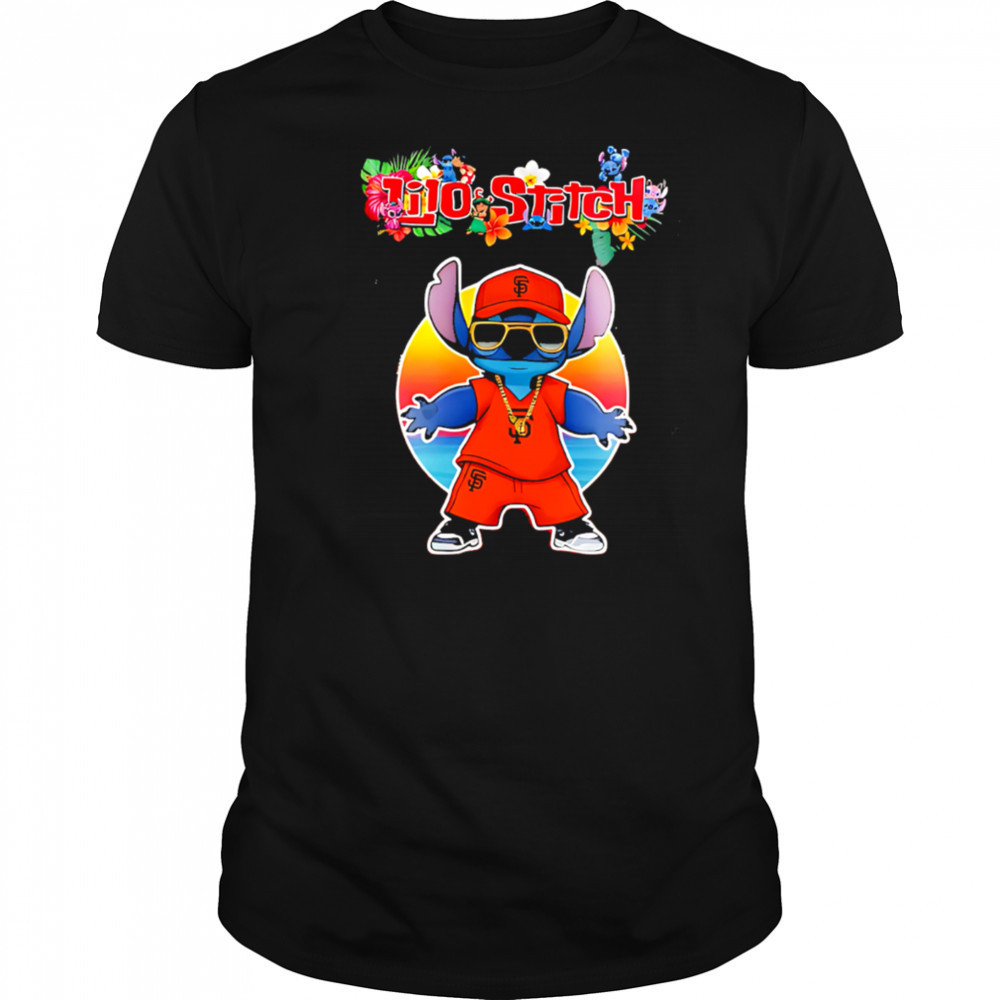 San Francisco Giants x Lilo and Stitch Baseball shirt