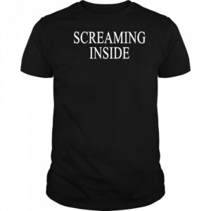 Screaming inside shirt