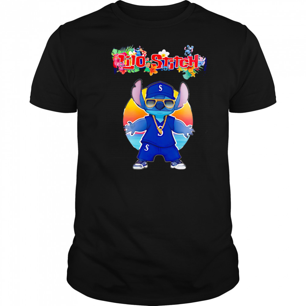 Seattle Mariners x Lilo and Stitch Baseball shirt