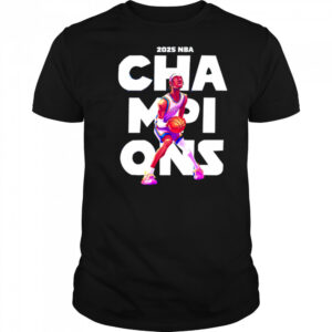 Shai Gilgeous-Alexander caricature 2025 NBA Champions shirt