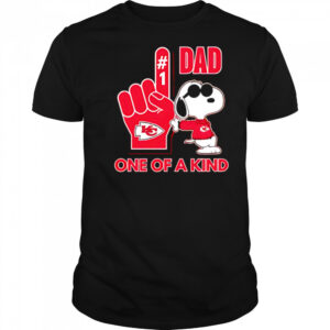 Snoopy Kansas City Chiefs #1 DAD One of A Kind shirt