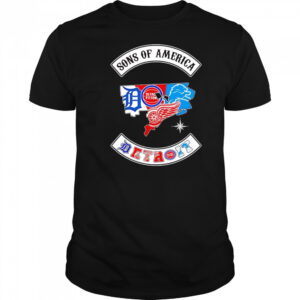Sons of America Detroit sports shirt