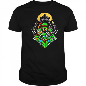 Teenage Mutant Ninja Turtles And Shredder Go Ninja Shirt