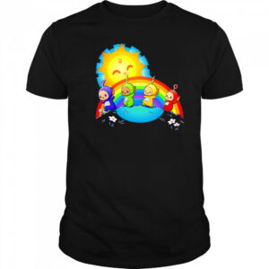 Teletubbies funny rainbow sun shirt