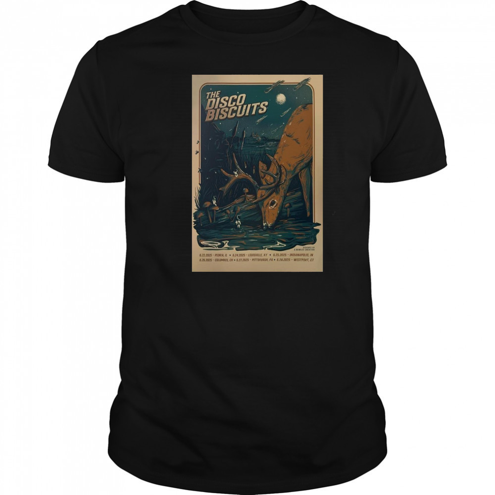 The Dissco Biscuits June 2025 Poster T-Shirt