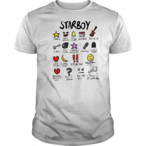 The Weeknd Starboy Notebook shirt