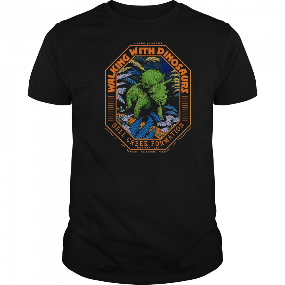 Triceratops walking with dinosaurs shirt