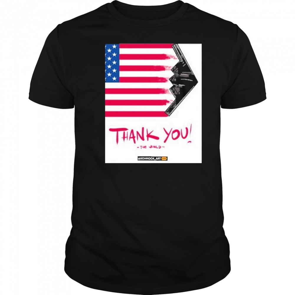 Trump Flag Thank You The World T-Shirt