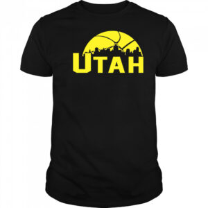 Utah Jazz Cityscape Skyline style 2025 shirt