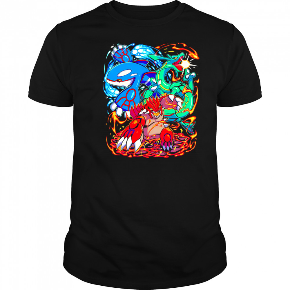 Weather Trio Pokemon graphic shirt
