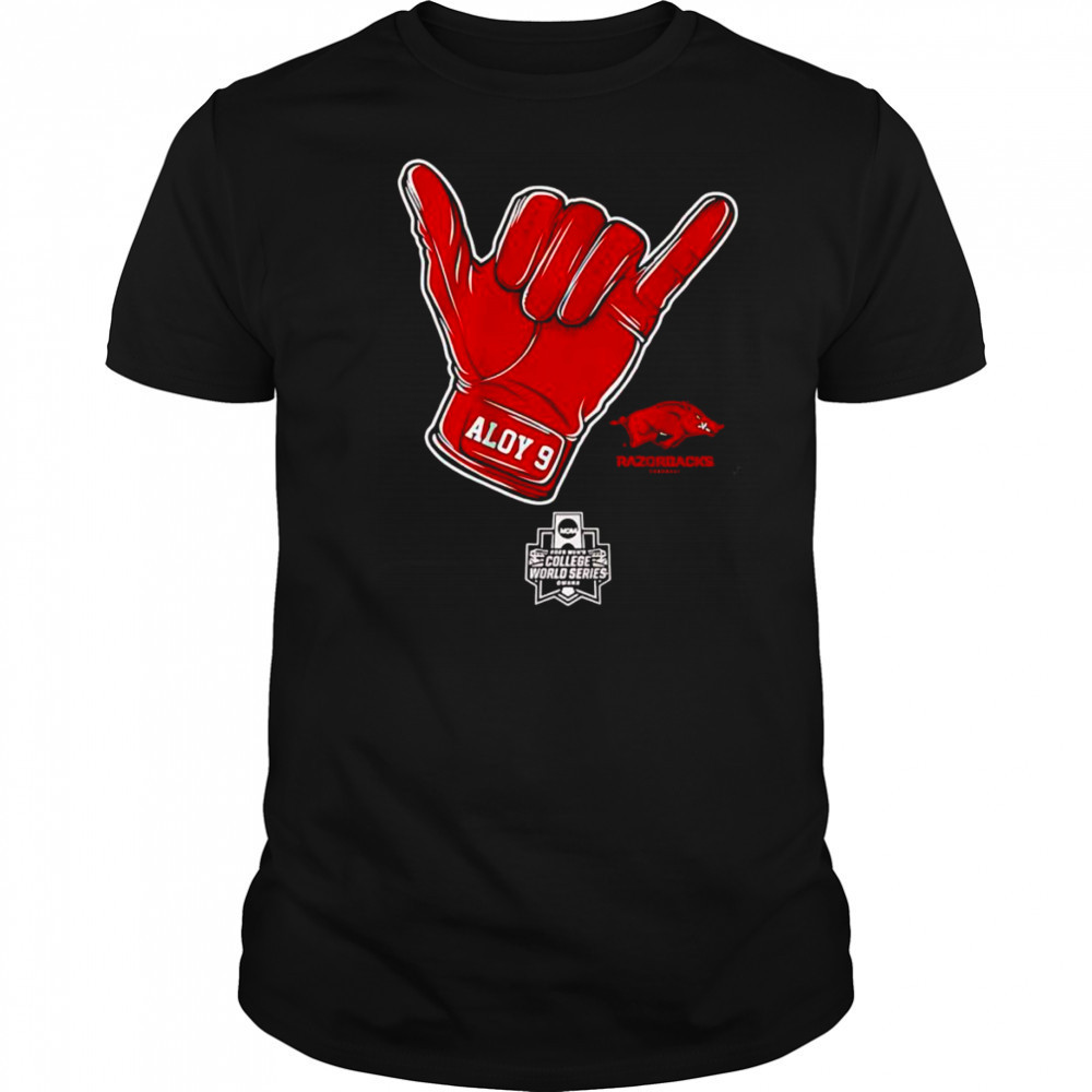 Wehiwa Aloy CWS Shaka Arkansas baseball shirt