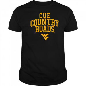 West Virginia Mountaineers Cue Country Roads shirt