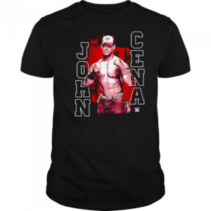 WWE John Cena Red Monochrome shirt