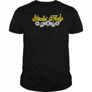 Yours Truly Logo Flowers T-Shirt