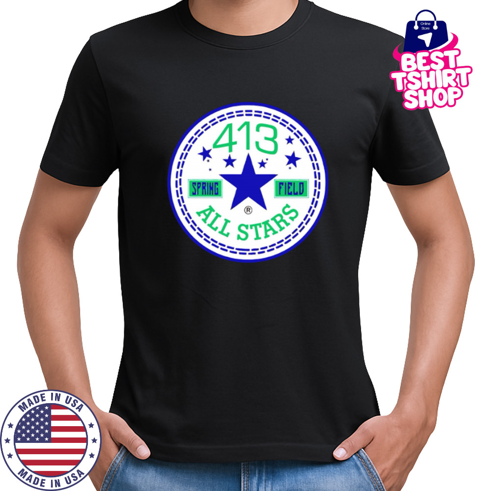 413 spring field all stars logo shirt