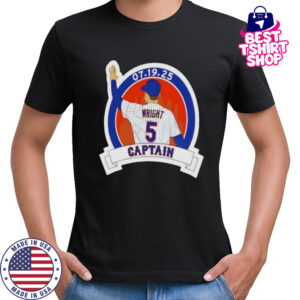 David Wright Captain New York Mets baseball player graphic shirt