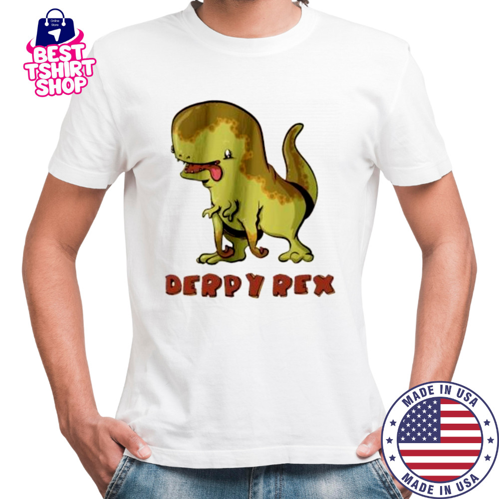 Derpy Rex cartoon shirt