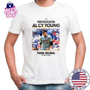Detroit Tigers Tarik Skubal 2025 midseason AL Cy Young shirt
