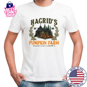 Hagrids Pumpkins Farm Grown Halloween Witch Spooky Season T Shirt