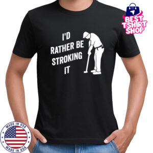I’d Rather Be Snorting It Golf shirt