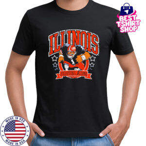 Illinois Football Vintage Distressed shirt