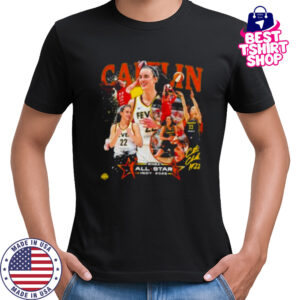 Indiana Fever Caitlin Clark 2025 WNBA All Star Game signature shirt