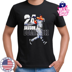 Jasson Dominguez 24 New York Yankees Stance signature shirt