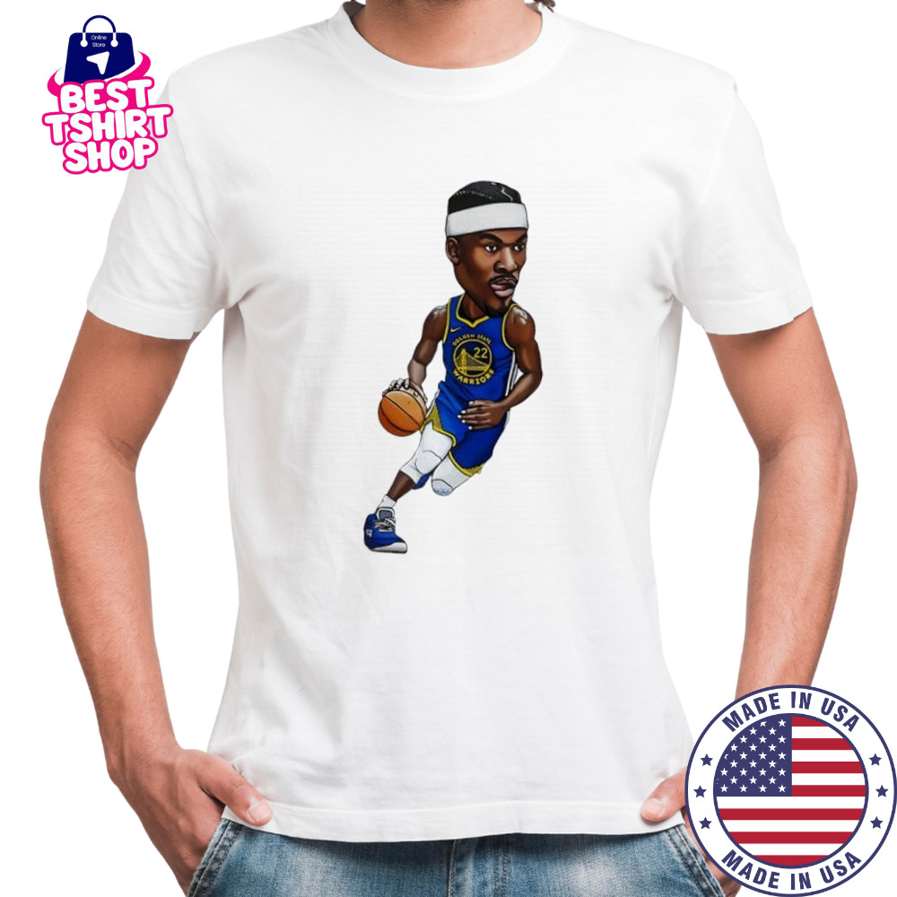 Jimmy Butler Art Magnet Golden State Warriors jersey cartoon shirt