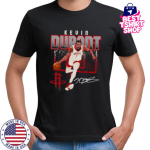 Kevin Durant #7 Houston Rockets shattered signature shirt