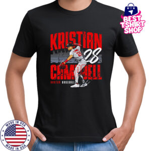 Kristian Campbell 28 Boston Player Name baseball retro shirt
