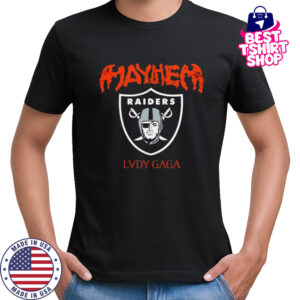 Lady Gaga Las Vegas Raiders The Mayhem Ball Tour 2025 Shirt