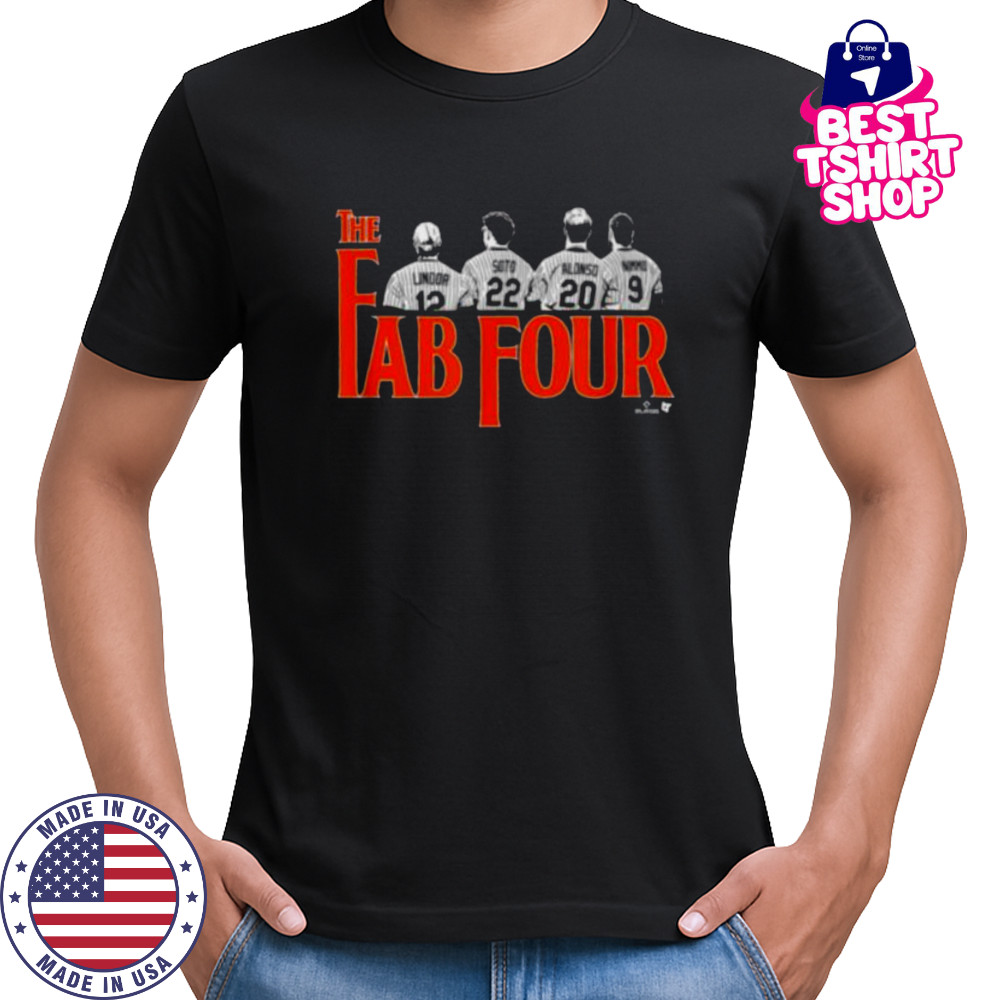 Lindor Soto Alonso & Nimmo Fab Four New York Baseball T Shirt