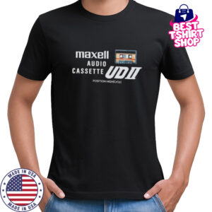 Maxell audio cassette UD II position high shirt